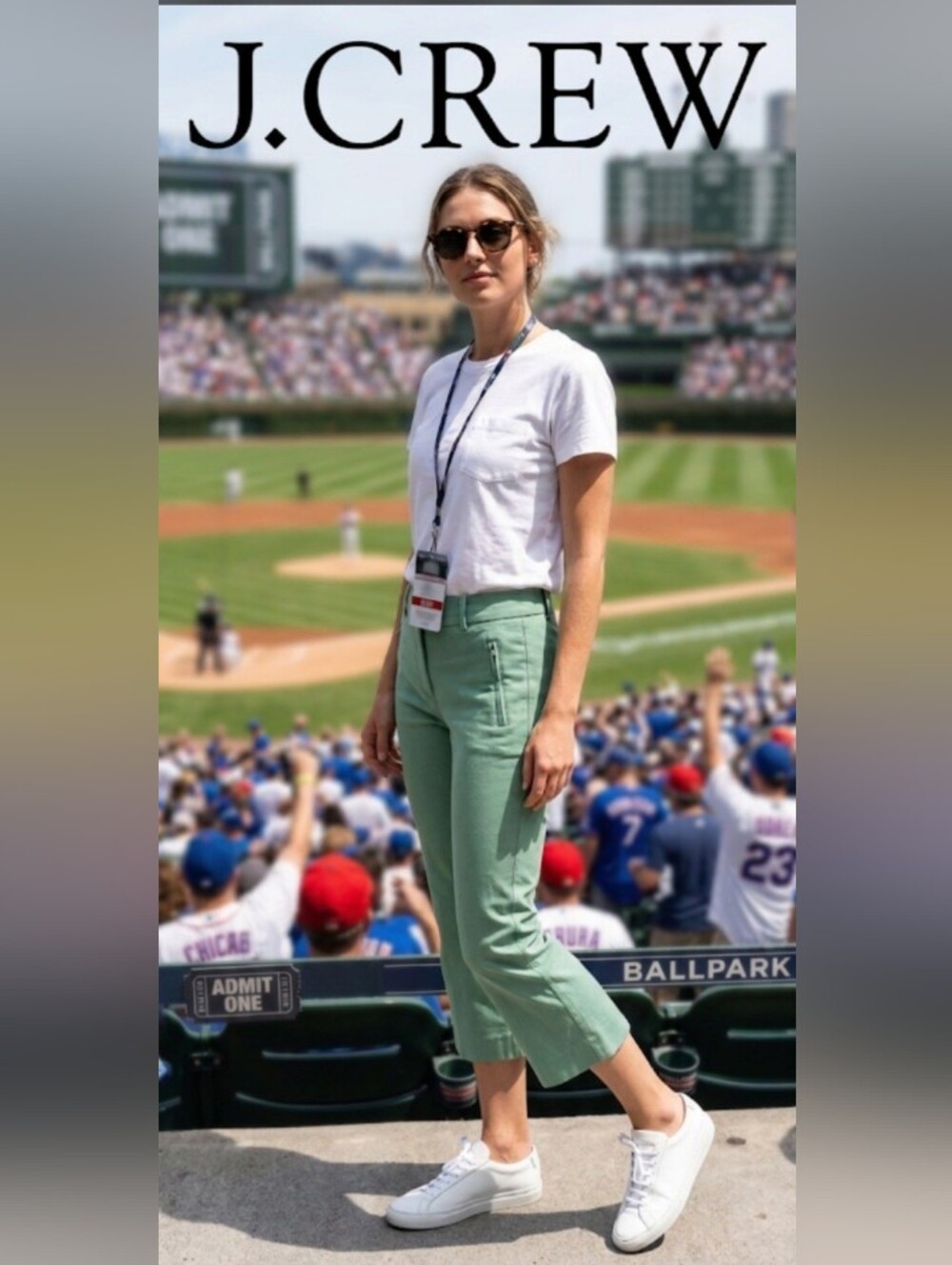 J.Crew Cropped Athletic Feature Trousers!!!